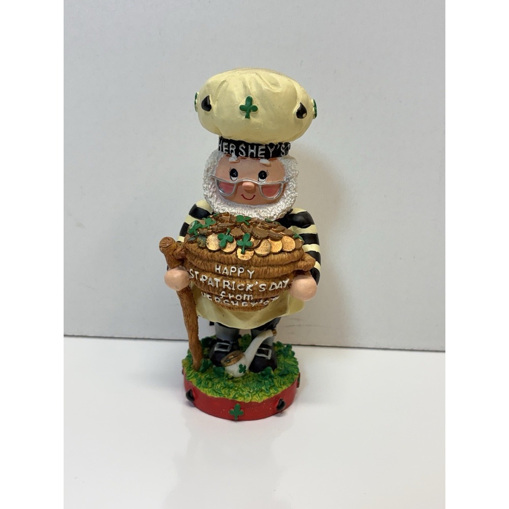 Hershey's World Collectible 1999 Happy St Patrick's Day‎ Elf Kurt Adler Figurine
